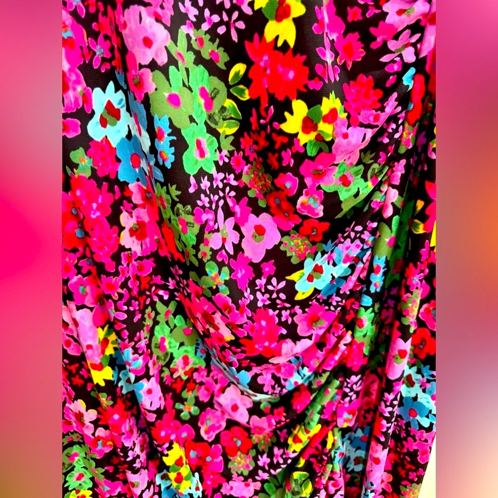 Floral 51 inches Future Collection Bodycon Dress - Picture 2 of 7